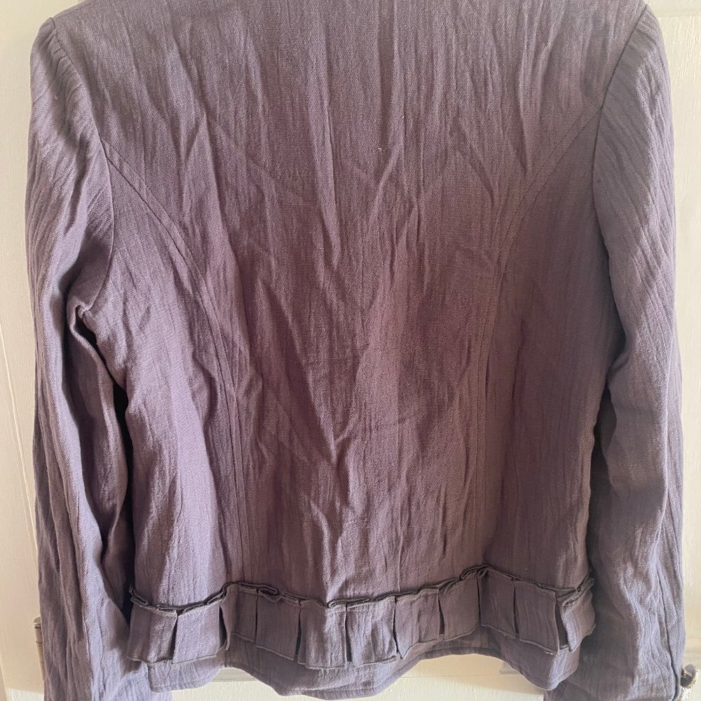 Chasensully Size Medium Grey Multi-Button Jacket - image 5